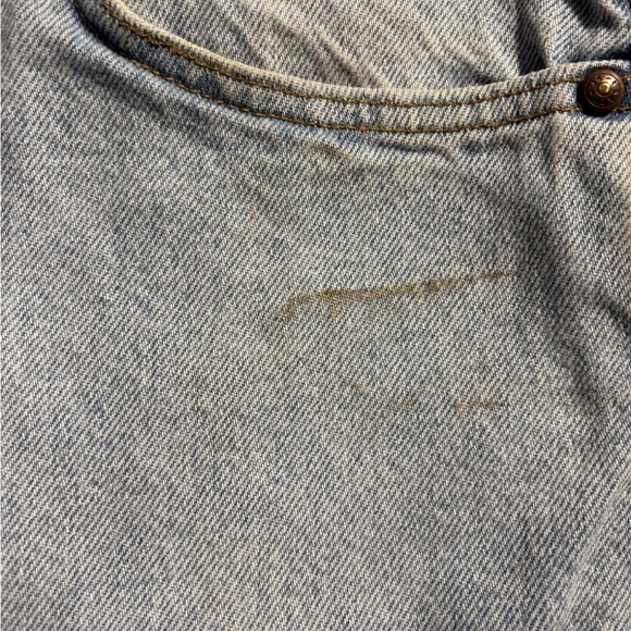 1990s Levi's 540 Relaxed Fit USA Light Blue High Rise Jeans - 30 x 30 - Picture 6 of 7